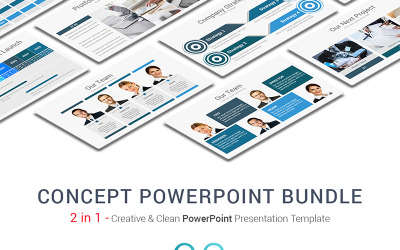 Kavram Powerpoint PowerPoint şablonu