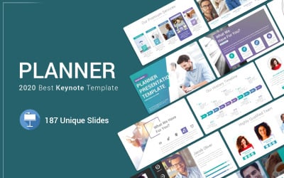 Планировщик презентации - шаблон Keynote