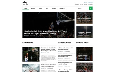 Responsivt Black Bull - Laconic Sports News Joomla Template Joomla-mall #72094