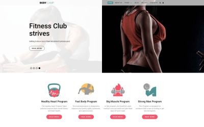 身体训练营-Fitness Joomla模板