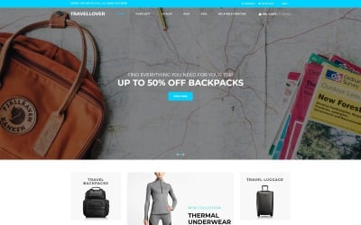 TravelLover - Shopify Тема для магазина туристического оборудования