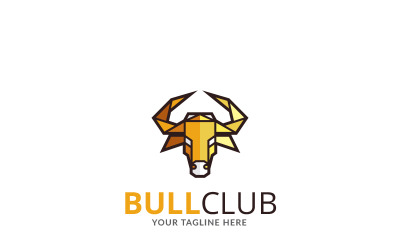 Modelo de logotipo do Bull Club