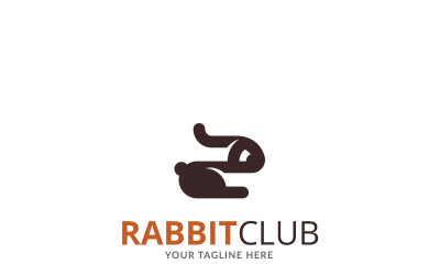 Modelo de logotipo do Rabbit Club