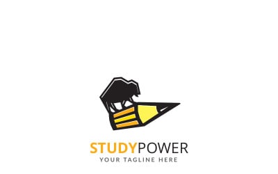 Studeer Power Logo sjabloon