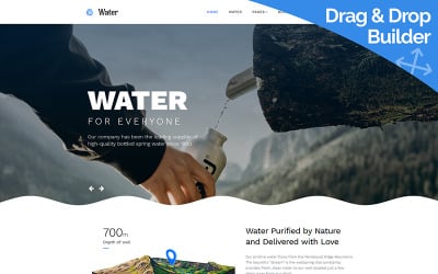Water Moto CMS 3 Template