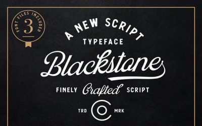 Blackstone Cursive Font