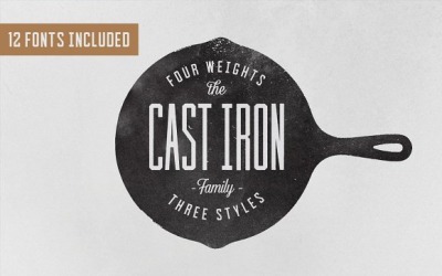 Cast Iron Family Betűtípus 73258