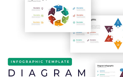 Diagramma - modello di PowerPoint Infografica