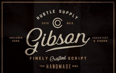 Gibson Script + Extra&amp;#39;s Lettertype