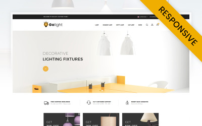 GoLight - Адаптивний шаблон OpenCart Fancy Light Store