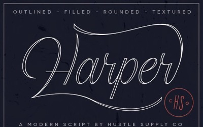 Harper Cursive Font