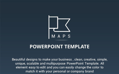 Maps Presentation PowerPoint Template #73219