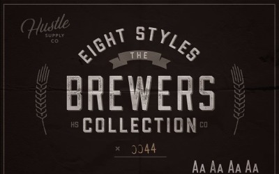 The Brewers  Collection: 8 s Font