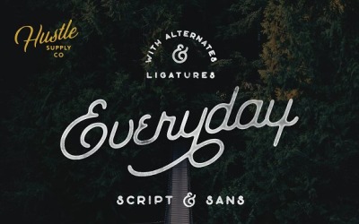 The Everyday  Duo Font