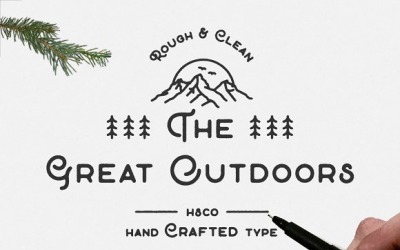 The Great Outdoors Betűtípus 73256