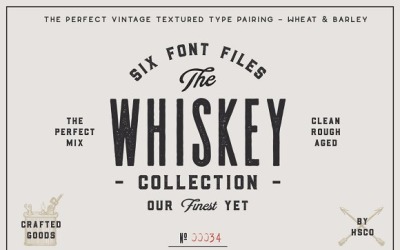 The Whiskey  Collection Font