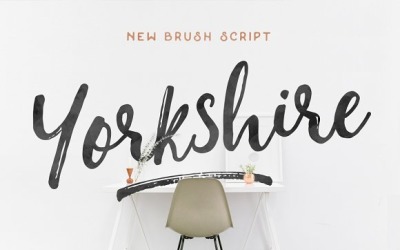 Yorkshire - Brush Cursive Font