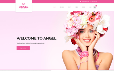 Ангел - магазин салонів краси WooCommerce WordPress Elementor тема