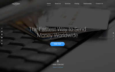 Bank Progress - Solid Bank HTML céloldal sablon