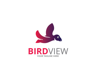 Bird View Brand Logo Template