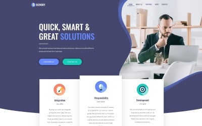Biznory - тема WordPress для бизнеса Elementor