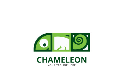 Chameleon Gold Logo Template