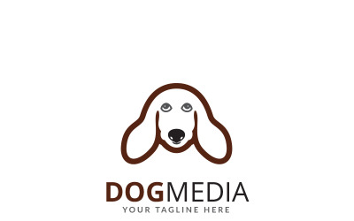 Dog Media Logo Template