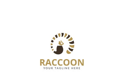 Little Raccoon Logo Template