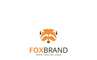 Modèle de logo de renard