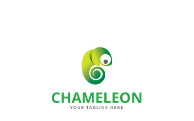 Modelo de logotipo Chameleon Live