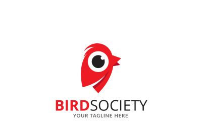 Modelo de logotipo da Bird Society
