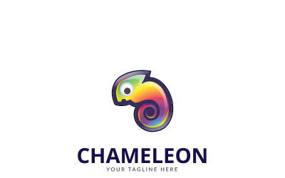 Modelo de logotipo do Chameleon Club