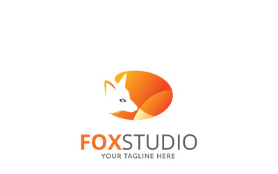 Plantilla de logotipo de Fox Studio