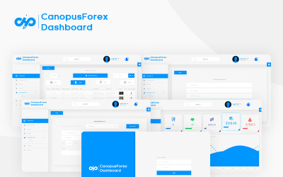 PSD šablona "Canopusforex" #73336
