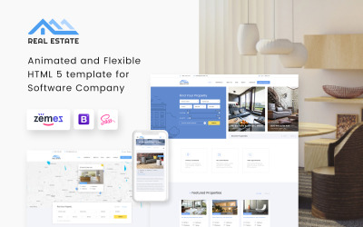 Responsive Real Estate - Residential Real Estate Web Sitesi #73337