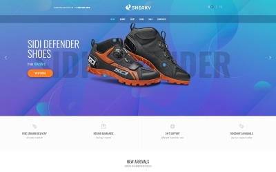 Responsywny motyw WooCommerce Sneaky - Sport Shoes Elementor #73379