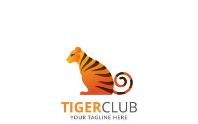 Tiger Club Design Logo Template