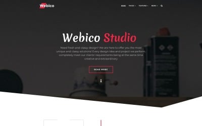 Webico - тема веб-дизайну WordPress Elementor