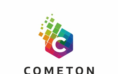 Cometon C Letter Logo Template