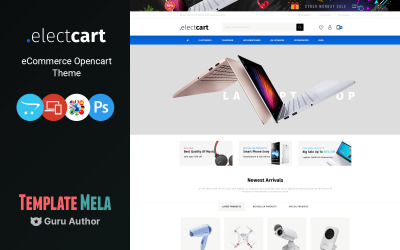ElectCart - Elektronikai áruház OpenCart sablon