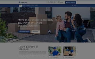 FastRoad - Адаптивная тема WordPress Elementor для движущейся компании
