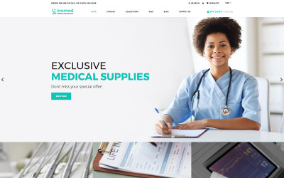inomed - Очистити інтернет-магазин медичного обладнання Shopify Theme