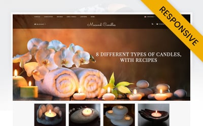 Macand Candles Store OpenCart Template