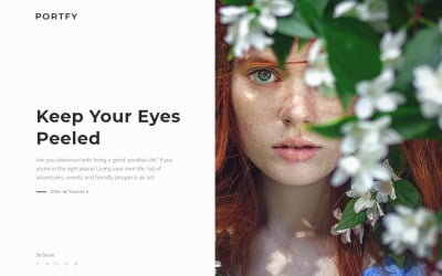 Portfy - Шаблон цільової сторінки WordPres Creative Elementor