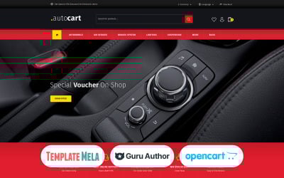 AutoCart - Шаблон OpenCart запасных частей