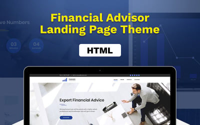 Financial Advisor Landing Page Template