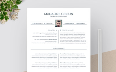 Gibson Resume Template