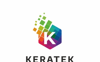 Keratek K Letter Logo Template