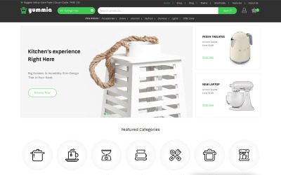 Responsywny motyw WooCommerce Yummia Multi Store #73547