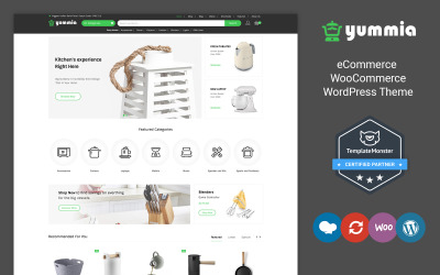 Yummia - Tema multifuncional WooCommerce de cozinha